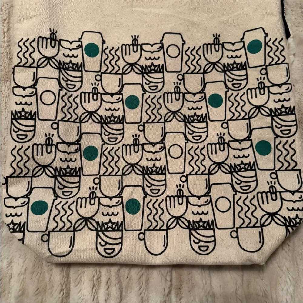 Starbucks Canvas Tote Bag - Picture 7 of 9